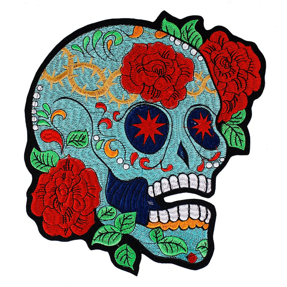 FLOWER SKULL - Patches - Strykemerker