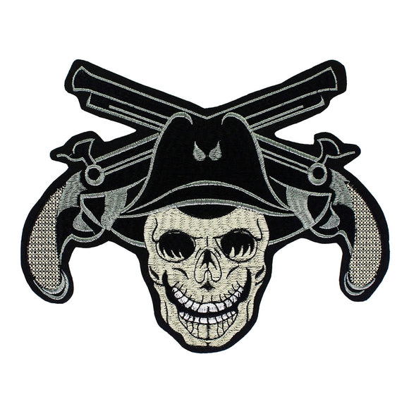 FLINTLOCK PIRATE SKULL - Patches - Strykemerker